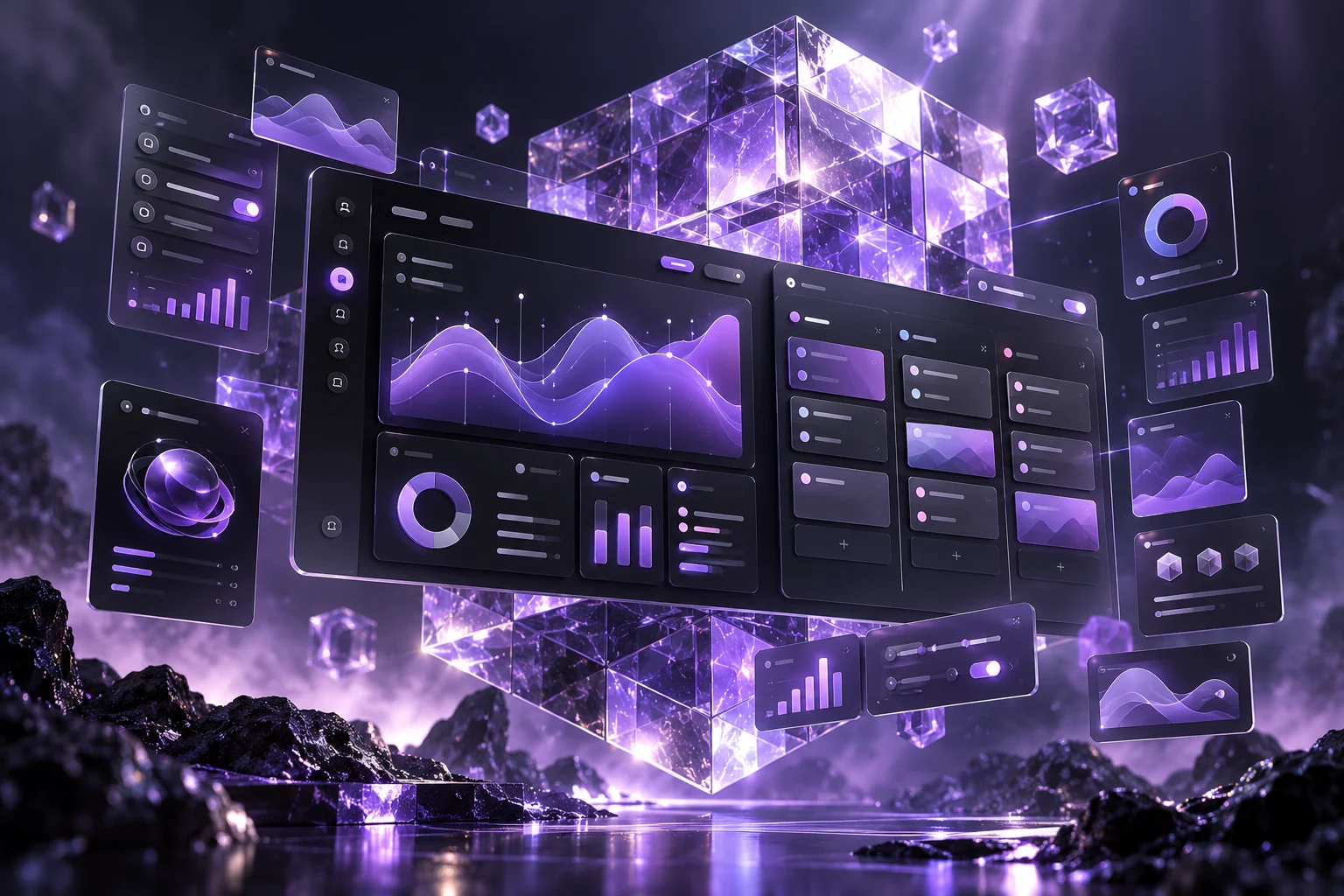 Powerful applications: original cinematic digital concept