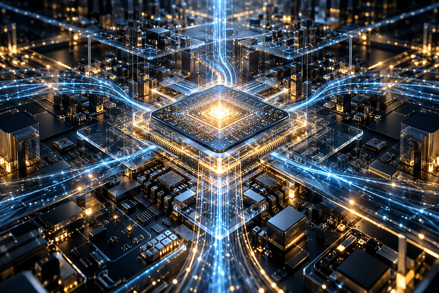 Connected technology: original cinematic digital concept