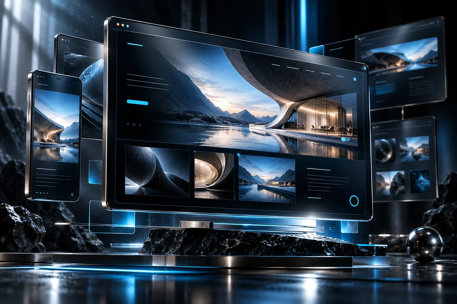 Web experiences: original cinematic digital concept